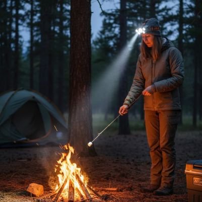 Lampe frontale rechargeable 